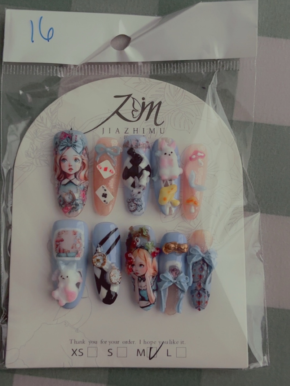 Handmade press on nail